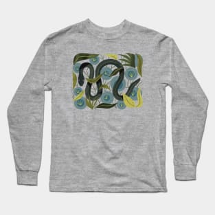 Floral Snake Long Sleeve T-Shirt